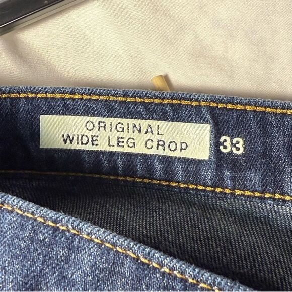 GAP 1969 original wide leg crop dark denim size 33 - Picture 9 of 14